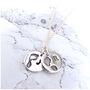 Personalised Silver Two Pendant Necklace, thumbnail 1 of 2