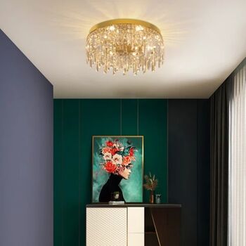 One Light Crystal LED Chandelier, 5 of 12