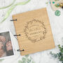 Personalised Wedding Gift For Couple Wreath Scrapbook, thumbnail 8 of 11