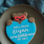 Personalised Super Bear Hug Biscuit, thumbnail 2 of 3