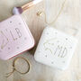 Personalised Constellation Square Travel Jewellery Box, thumbnail 1 of 7