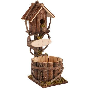 Meadow Vale Personalised Bird House And Garden Planter, 3 of 6