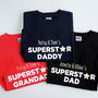 Personalised Superstar Grandad T Shirt, thumbnail 1 of 10