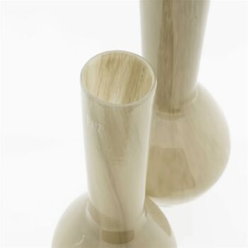 Vase Loflo Taupe Glass By Dut Z, 2 of 4