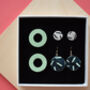 Open Stud Earring Gift Set, thumbnail 3 of 6