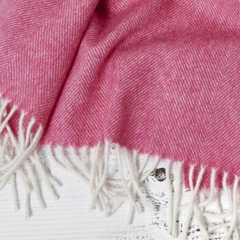 Bright Pink Blanket Scarf / Wrap / Pashmina Shawl, 3 of 3