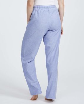 Women's Pyjama Trousers In Staffordshire Blue Flannel, 2 of 5
