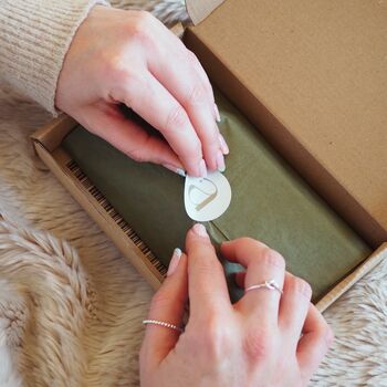 Personalised Hand Stamped Ring Necklace, 9 of 10