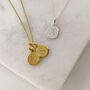 Personalised Initial Disc Necklace, thumbnail 3 of 12