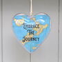 Personalised Map Sail Boat Message Heart, thumbnail 6 of 12