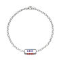 Love Is All Around Charm Bracelet, Rainbow, thumbnail 2 of 6