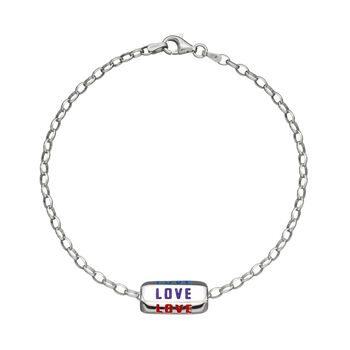 Love Is All Around Charm Bracelet, Rainbow, 2 of 6