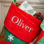 Personalised Reindeer Christmas Stocking, thumbnail 4 of 6