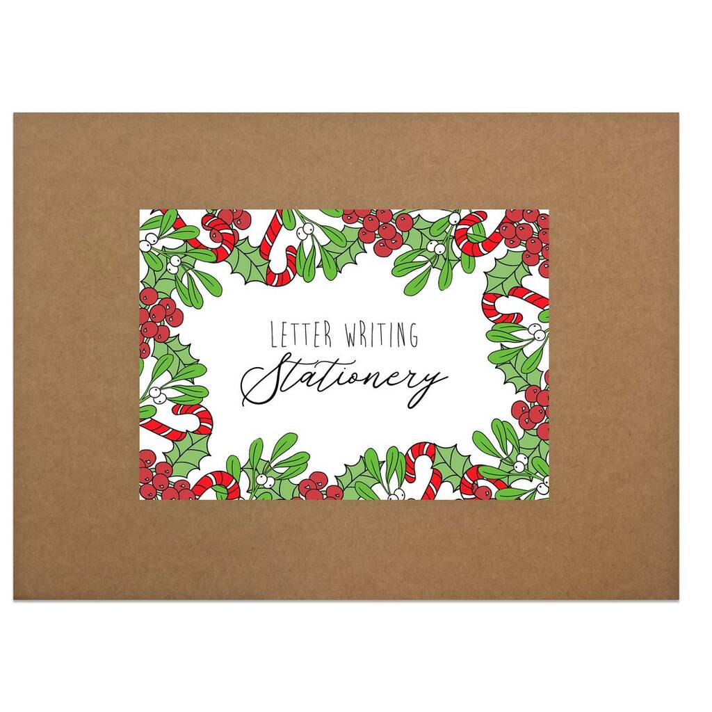 Christmas Letter Writing Set By Neon Magpie