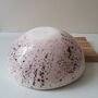 Deep And Wide Pink Ceramic Bowl, thumbnail 9 of 10
