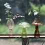 Delicate Mushroom Glass Bud Vases, thumbnail 2 of 6