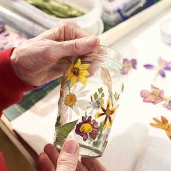 Candle Holder Flower Découpage Workshop In Brighton, 6 of 7