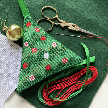Stitch Your Own Christmas Tree Craft Kit, 2 of 6