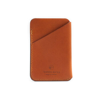 Personalised Thurlestone Leather Card Holder, 6 of 8