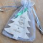 Personalised Wooden Baby's First Christmas Tree Bauble, thumbnail 3 of 3