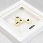 Mr And Mr Scrabble Gift Frame Wedding Gift, thumbnail 4 of 6