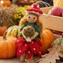 Handmade Felt Toadstool Fairy Hanging Autumn Decoration, thumbnail 1 of 3