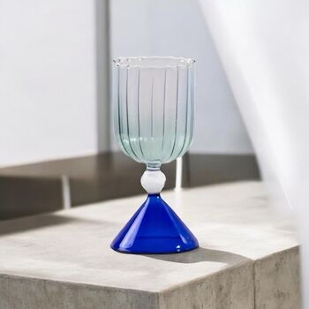 Crystal Clarity Hand Blown Wine / Cocktail Goblet, 4 of 5