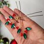 Handmade Festive Hair Pins Set Of Two, thumbnail 3 of 12