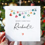 Christmas Lights Personalised Christmas Card, thumbnail 2 of 2