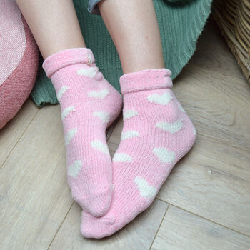 Embroidered Knitted Slipper Socks, 4 of 6