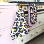 Pink Leopard Print Oven Gloves, thumbnail 2 of 4