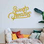 Sweet Dreams Wooden Wall Sign For Cozy Bedtime Vibes, thumbnail 8 of 12