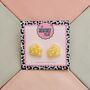Cheese Glitter Stud Earrings / Gift For Cheese Lovers / Cheese And Wine Night Studs, thumbnail 1 of 4