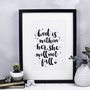 God Is Within Her She Will Not Fall Print, thumbnail 2 of 6