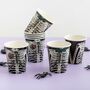 Halloween Skeleton Ribcage Paper Cups, thumbnail 1 of 9