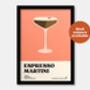 Espresso Martini Print, thumbnail 5 of 7