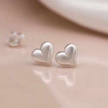 Sterling Silver Sweetheart Earrings, 3 of 8