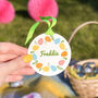 Personalised Easter Egg Wreath Decoration, thumbnail 3 of 10
