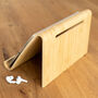 Personalised iPad Stand Bamboo, thumbnail 3 of 4