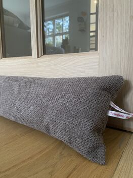Heavy Draught Stopper, Taupe Luxury Draft Excluder, 2 of 3