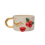 Floral Heart Mug With 24k Gold Handle, thumbnail 2 of 2