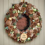 Personalised Winter Forest Natural Door Wreath, thumbnail 1 of 5