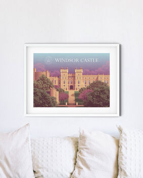 Platinum Jubilee Windsor Castle Poster Art Print, 3 of 8