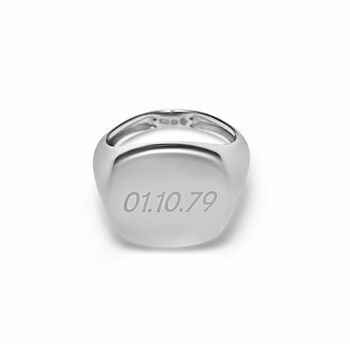Personalised Engraved Signet Ring, 3 of 3