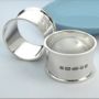 Personalised Sterling Silver Napkin Ring, thumbnail 5 of 8