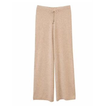 Cashmere Wide Leg Joggers, 3 of 9