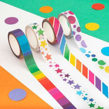 Colourful Stars Washi Tape, 3 of 3