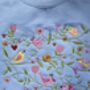 Spring Summer Birds Embroidered Sweatshirt, thumbnail 6 of 6