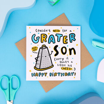 'Grater Son' Birthday Card, 2 of 2