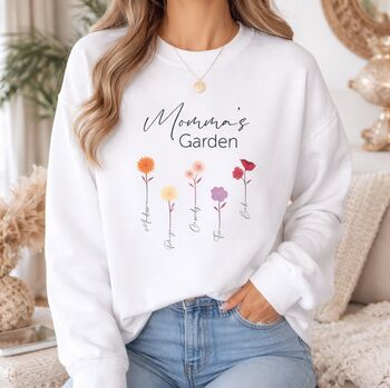 Personalised Botanical Garden Sweatshirt, 4 of 4